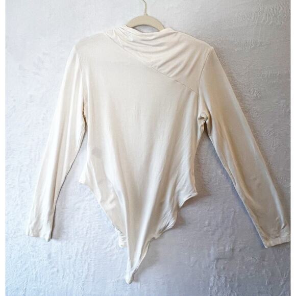 & Other Stories Women's Bodysuit Size L Los Angeles Atelier Cream Quiet Luxury - Picture 2 of 10